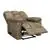 Lazzara Home Geo Brown Chenille Upholstered Manual Reclining Chair