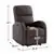 Lazzara Home Brown Faux Leather Upholstered Power Reclining Chair