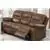 Lipetsk 2-Piece Motion Sofa Set in Dark Brown Breathable Leathrette