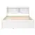 Dreamero Full Bed with Trundle,Bookcase,White