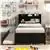 Dreamero Twin Bed with Trundle,Bookcase,Espresso