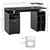 PC Office Desk Furniture Storage Cabinet and 2 Cable Management Holes