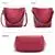 Gsantos LIT661 High Quality Vegan Leather Red Handbag for Women