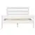 Dreamero Full Bed with Headboard and Footboard,White