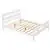 Dreamero Full Bed with Headboard and Footboard,White