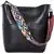 Gsantos LIT664 High Quality Vegan Leather Black Handbag for Women