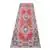Mighty Curae Washable Anti Slip Red 2.5 ft. x 9 ft. Bohemian Area Rug