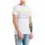 Balmain White Large L Stripe Logo Print Cotton Crewneck T-shirt