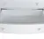 Besthom White Shutter Wood 3-Drawer Nightstand 30 H X 33 W X 17 D