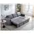Luzmo Sectional Sofa with Pulled out Bed