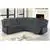 Elche Grey  Power Motion Sectional Cover in Chenille Fabric