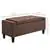 Deluxe Linen Storage Ottoman Bench Footrest Stool Large Storage Space
