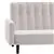 Flash Furniture Carter Tufted Split Back Sofa Futon, Stone Faux Linen