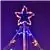Lafama Outdoor Christmas Decorations LED Christmas Cone Trees/RGBY
