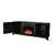 Luzmo Farmhouse TV Stand, Fireplace TV Stand,Black