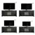 Luzmo Farmhouse TV Stand, Fireplace TV Stand,Black