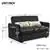 Luzmo 57'Modern Velvet Sofa with Pull-Out Sleeper Bed Black