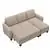 Luzmo 81'Reversible Sectional Couch with Storage Chaise L-Shaped Sofa