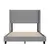 Flash Furniture Hollis Full Platform Bed with Wingback Headboard, Gray