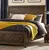 Dreamero Modern-Rustic Design 1pc Eastern King Size Bed Distressed