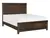 Dreamero Modern-Rustic Design 1pc Eastern King Size Bed Distressed