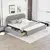Dreamero King Size Upholstery Platform Bed with Four Storage Drawers