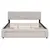Dreamero King Size Upholstery Platform Bed with Four Drawers,Beige