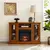 Luzmo Modern Electric Fireplace TV Stand Fit up to 55' Flat Screen TV