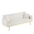 Luzmo WHITE Convertible Folding Futon Sofa Bed