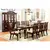 Petersburg I Collection CM3185T 42' Dining Table with Elegant Chair Ba