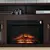 Luzmo TV Stand for TVs up to 65' with Electric Fireplace