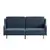 Flash Furniture Delphine Convertible Split Back Sofa Futon - Navy