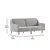 Flash Furniture Delphine Convertible Split Back Sofa Futon - Gray