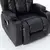 Diniro Black PU Recliner Chair Single sofa