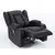 Diniro Black PU Recliner Chair Single sofa