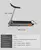 Nifit Electric Treadmill with LCD for Home Foldable 2.5HP 12KM/H
