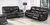 Donetsk 2-Piece Power Motion Sofa Set in Brown Gel Leatherette