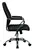 LeisureMod Winchester Home Leather Office Chair - Black