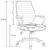 LeisureMod Winchester Home Leather Office Chair - White