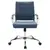 LeisureMod Benmar Leather Office Chair - Navy Blue