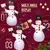 Lafama 8FT Christmas Inflatable Snowman Outdoor with Led Light