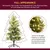 Lafama 4.5FT Pre-lit Artificial Christmas Tree with 100 Clear Lights