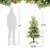 Lafama 4.5FT Pre-lit Artificial Christmas Tree with 100 Clear Lights