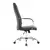 LeisureMod Sonora Modern High-Back Leather Office Chair - Black