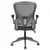 LeisureMod Newton Mesh Office Chair - Black