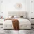 Dreamero Upholstered Platform Bed with Classic Headboard and 4 Drawers