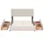 Dreamero Upholstered Platform Bed with Classic Headboard and 4 Drawers