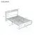 Dreamero Full Size Metal Platform Bed Frame with Sockets