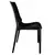 LeisureMod Kent Outdoor Dining Chair, Set of 4 - Black