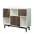 Luzmo  modern buffet or kitchen sideboard, TV cabinet, white
